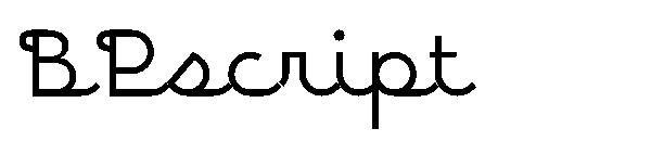 BPscript字体