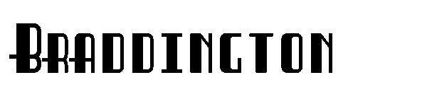 Braddington字体