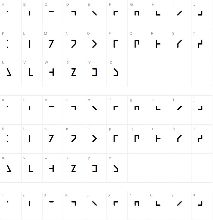 Braille-line字体