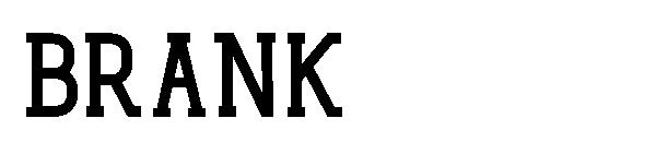 Brank字体
