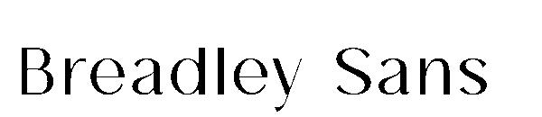 Breadley Sans字体