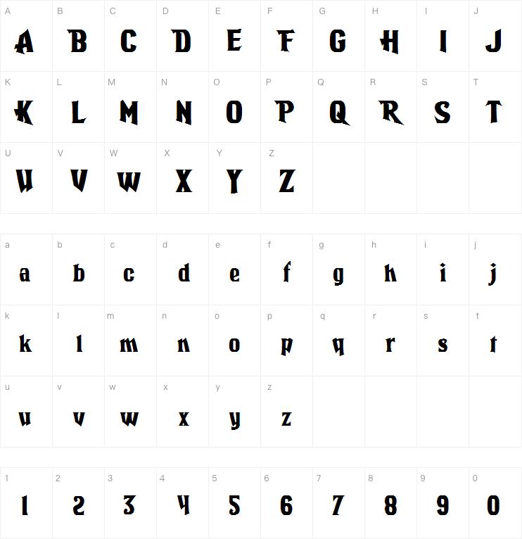 Breathe Fire III字体