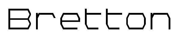 Bretton字体