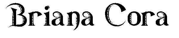 Briana Cora字体