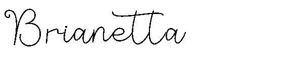 Brianetta字体