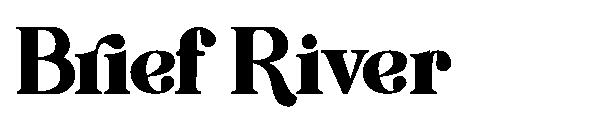 Brief River字体