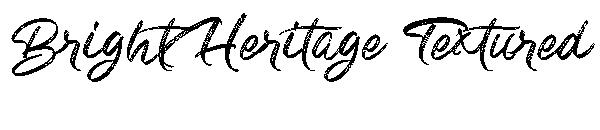 Bright Heritage Textured字体