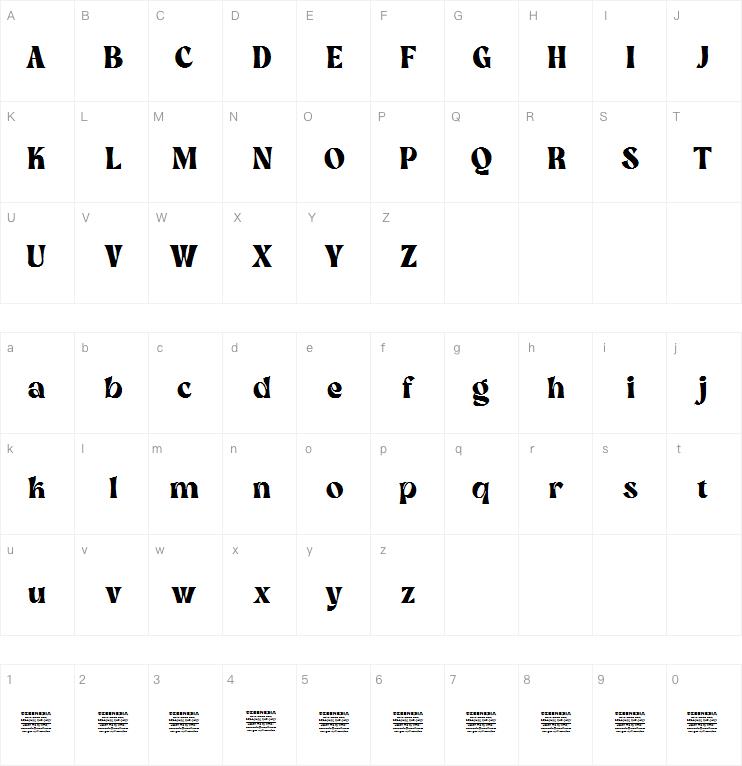 Bright Melody字体