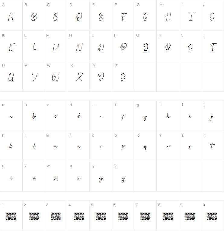 Bright Sunset字体