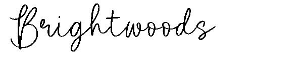 Brightwoods字体
