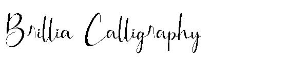 Brillia Calligraphy字体