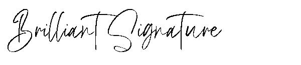 Brilliant Signature
