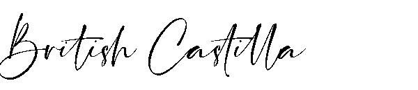 British Castilla字体