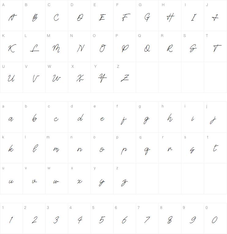 Britties Signature字体