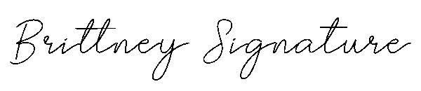 Brittney Signature字体