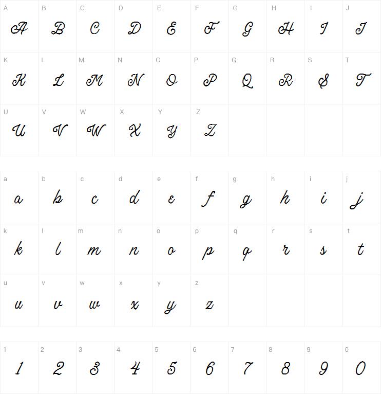 Broadley Script字体