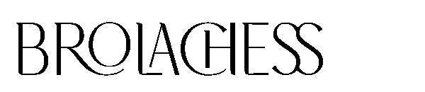 Brolachess字体