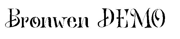 Bronwen DEMO字体