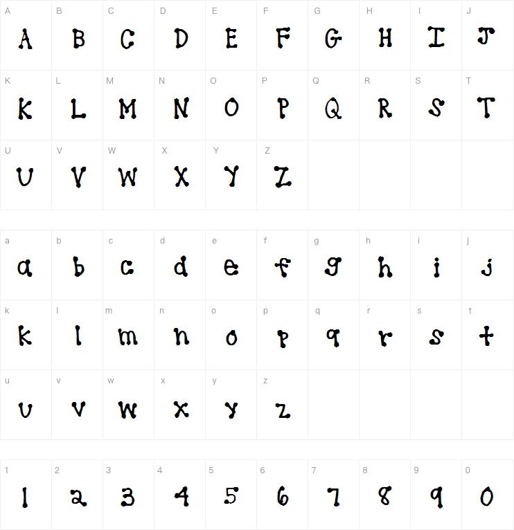 brookeshappelldots字体