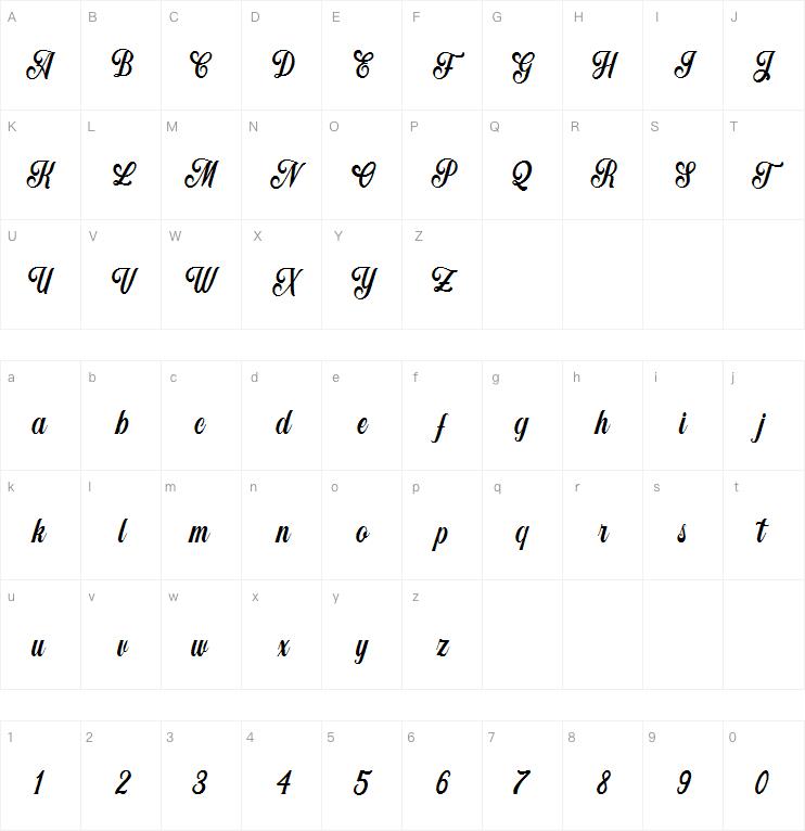 Broughton字体