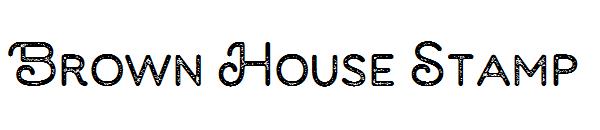 Brown House Stamp