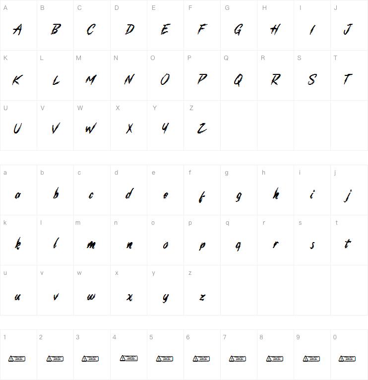 Brushle字体