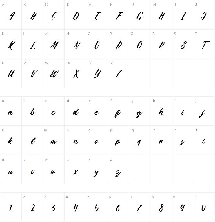 Brushpen Story字体