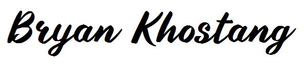 Bryan Khostang字体