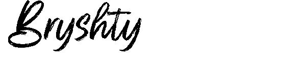 Bryshty字体