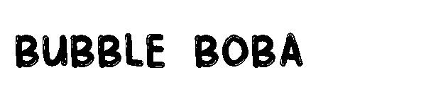 BUBBLE BOBA字体