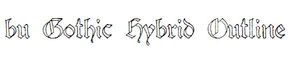 bu Gothic Hybrid Outline字体