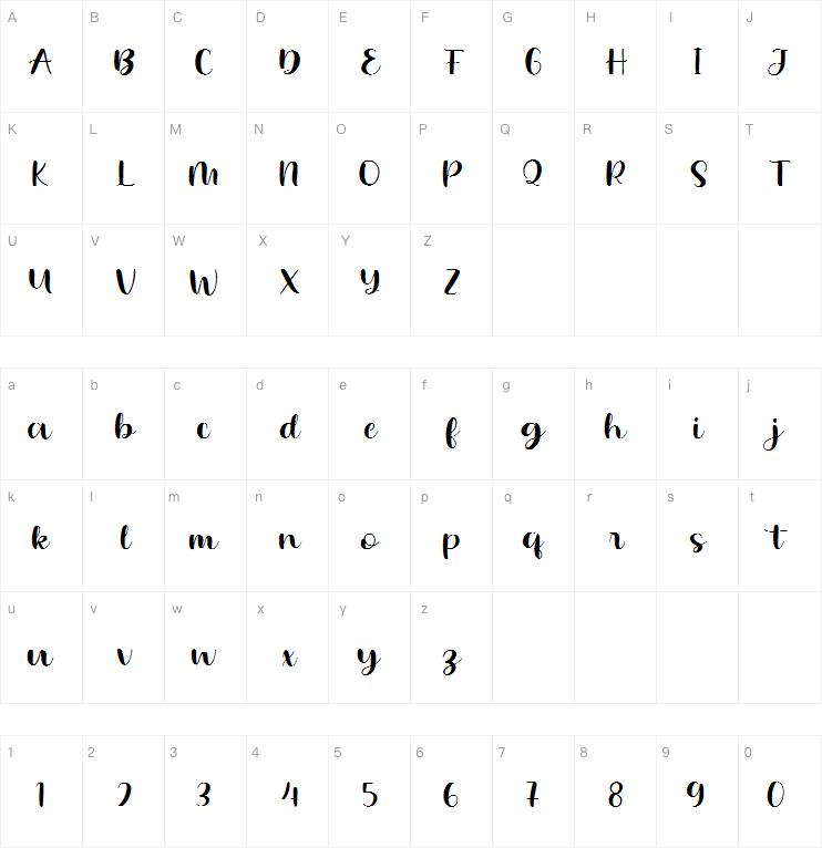 Bulgaria Script字体