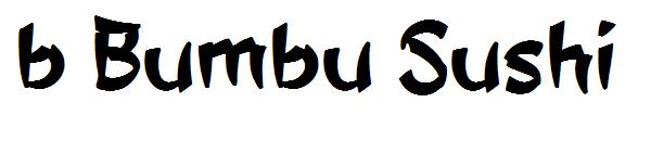 b Bumbu Sushi字体