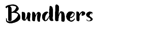 Bundhers字体