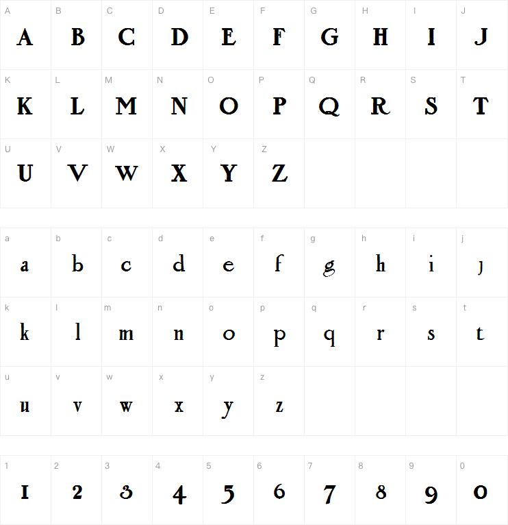 bu Penfield Deco字体