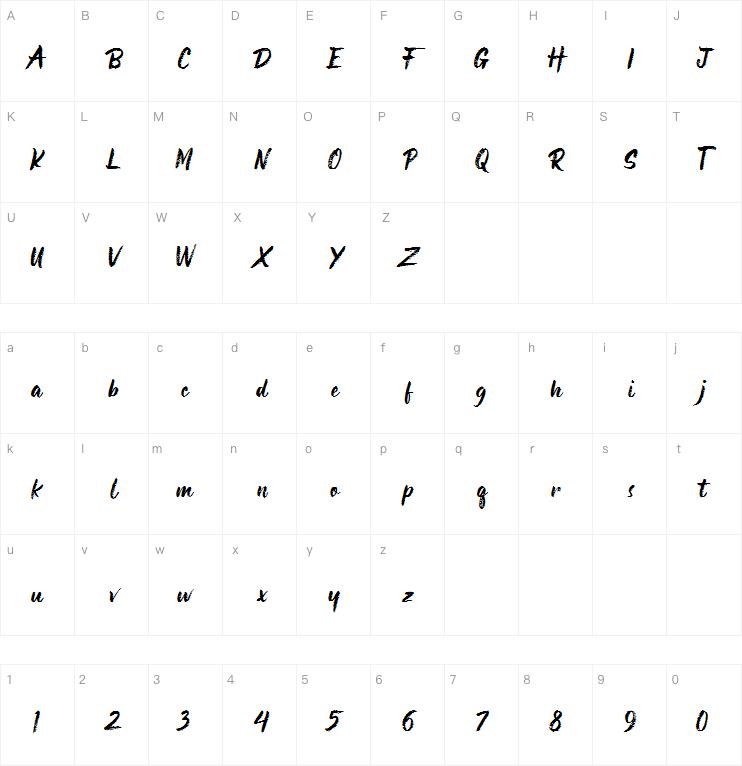Buree Chalk字体
