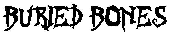 BURIED BONES字体