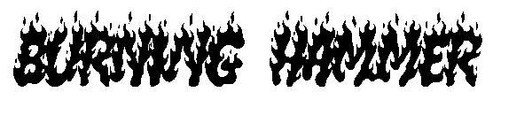 BURNING HAMMER字体