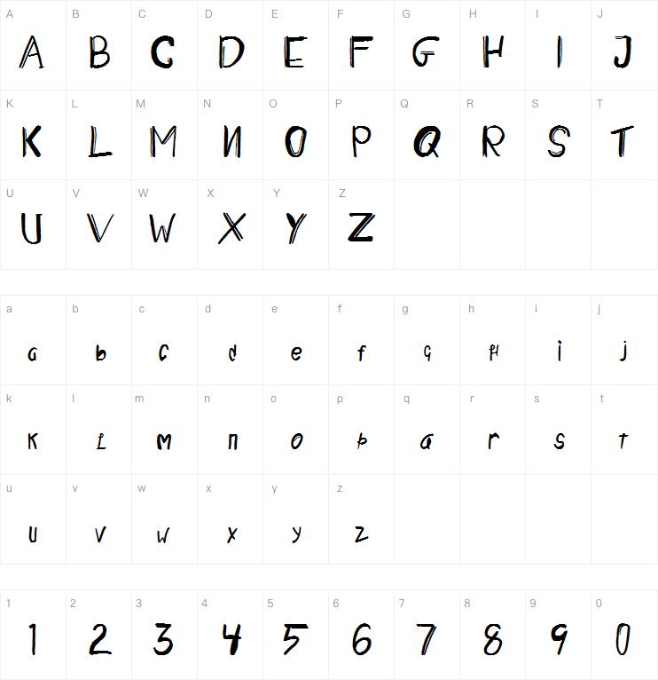 Cacher字体