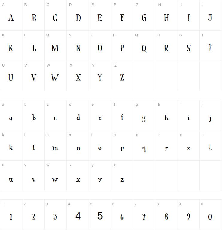 Cadora Woods字体