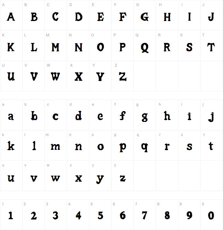 Caesar Little SS字体