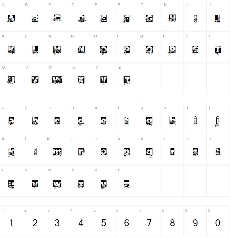 C.A. Garrutas字体