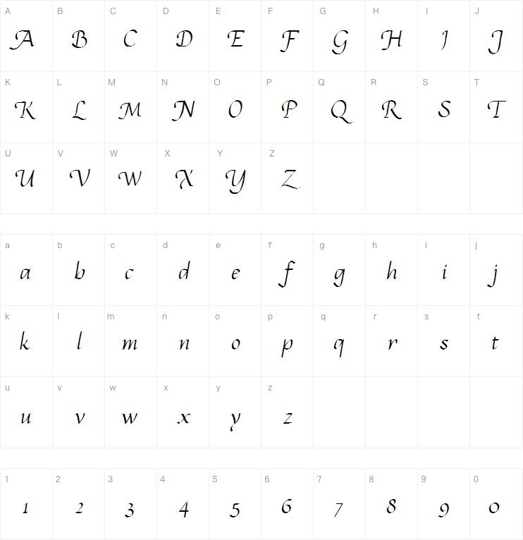 Calligram Personal字体