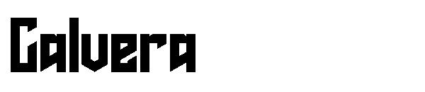 Calvera字体