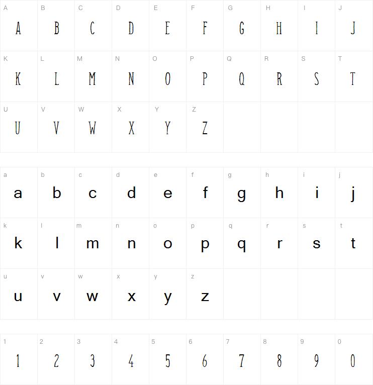 Camargue Serif字体