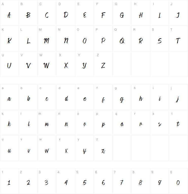 Cambridge Brush字体