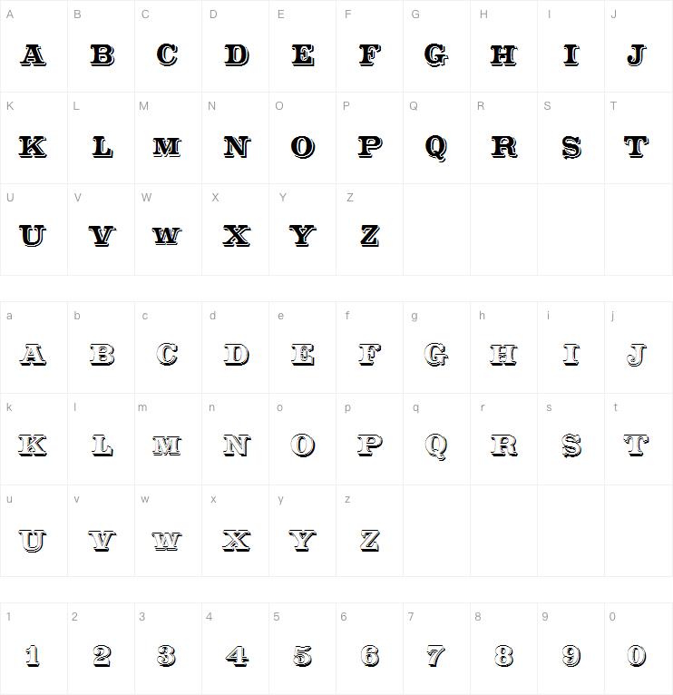 Cameo Antique字体