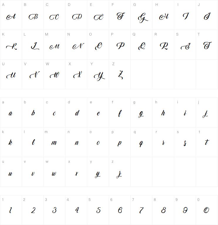 Candle Mustard字体