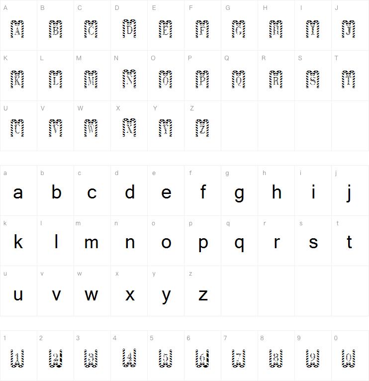 Cane Pillars字体