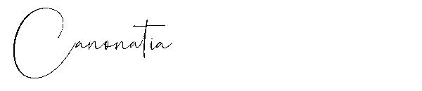 Canonatia字体